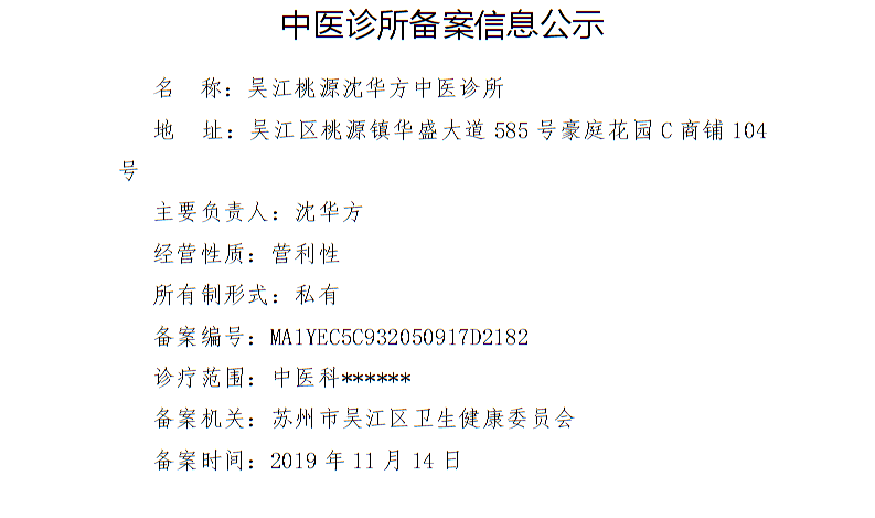 中医门诊备案材料怎么写