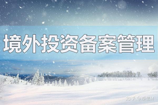 境外投资项目核准和备案代理