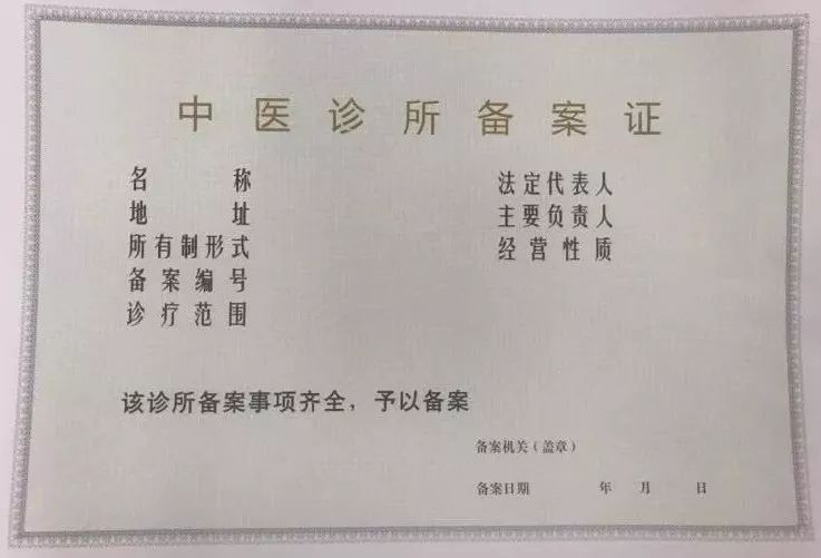 中医门诊备案材料怎么写