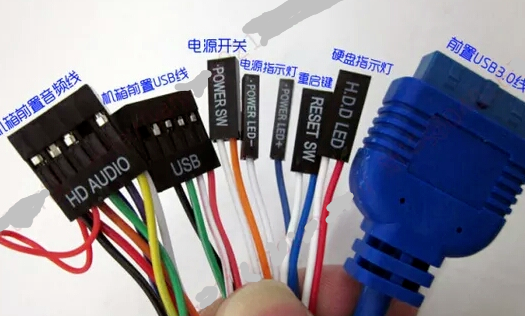 戴尔主机电源线怎么插