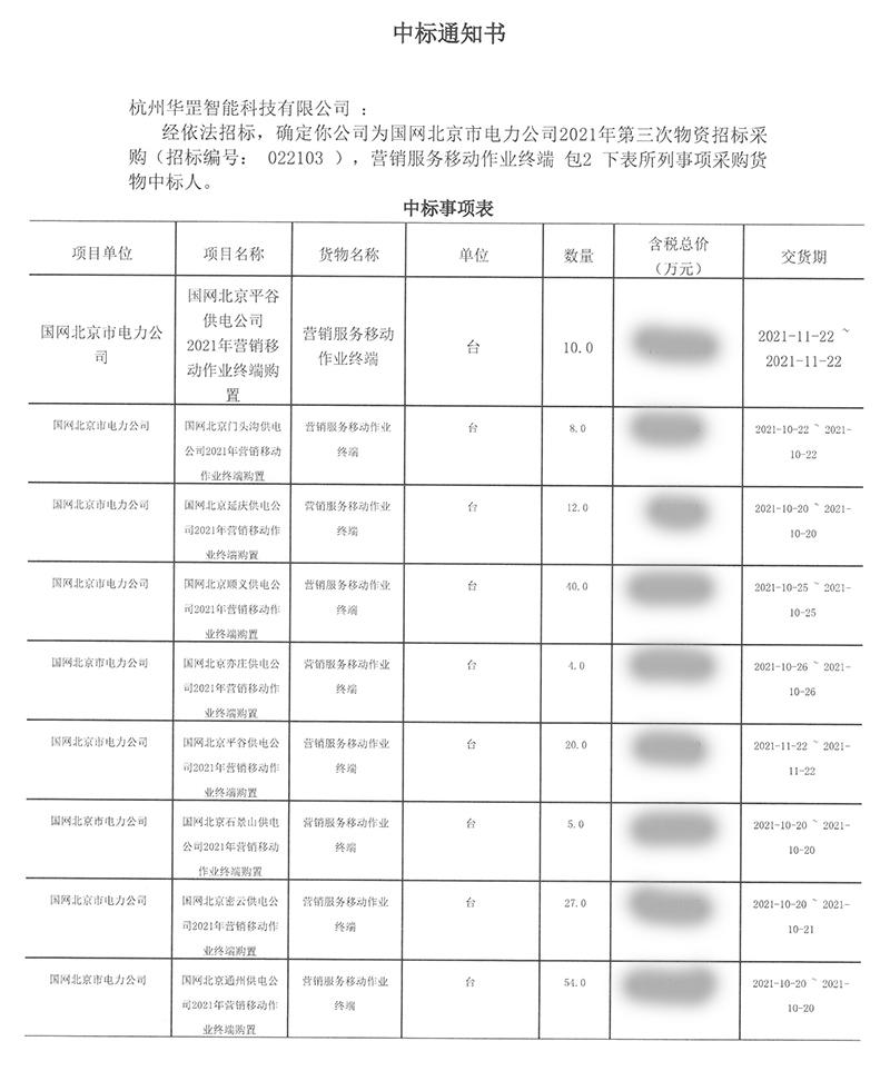 杭州中标通知书备案