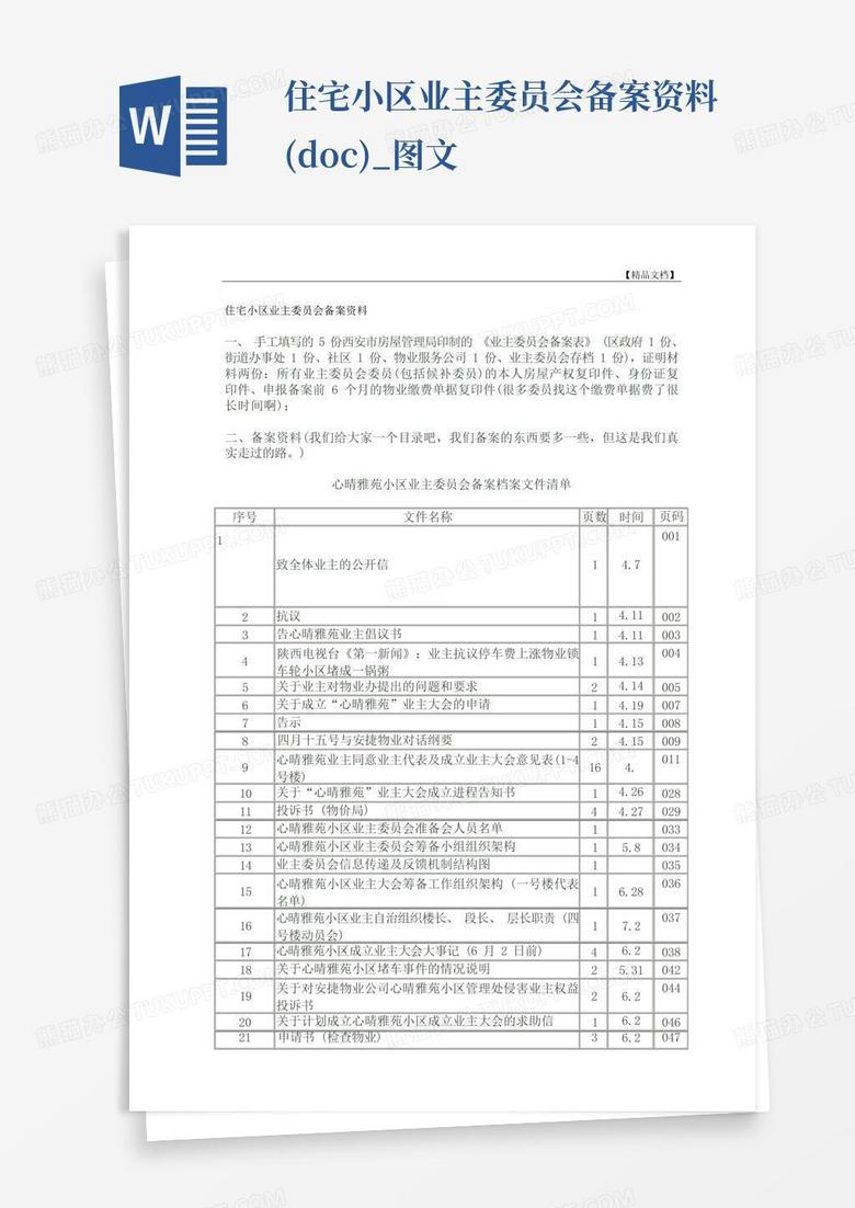 青岛业主委员会备案
