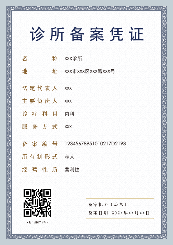 中医门诊部消防备案