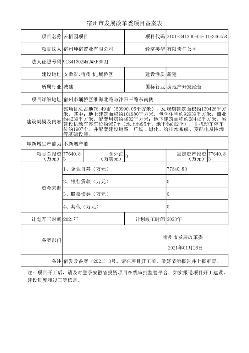 技改项目如何备案备案